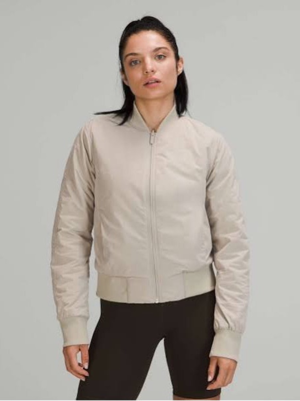 Lululemon Bomber Jacket - khaki